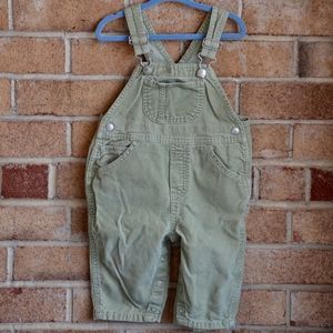 Baby GAP Olive Corduroy Overalls Baby